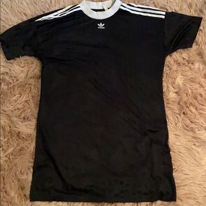 Adidas Striped Jersey Dress
